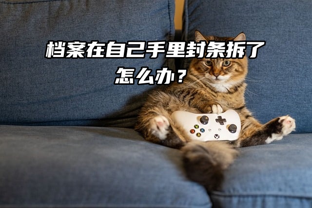 激活：档案在自己手里封条拆了怎么办？