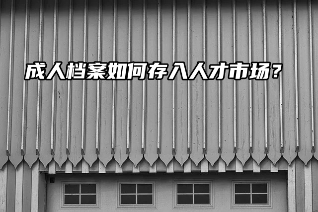 成人高考档案存放于人才中心的指南来了！