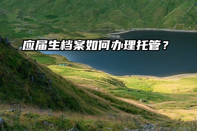 应届生档案如何办理托管？快来看看吧！