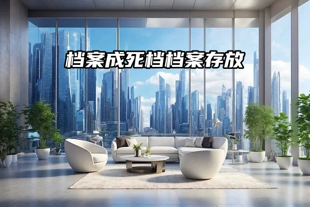 档案存放大揭秘！别再让档案在手里成死档了！