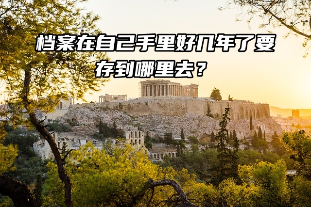 档案在自己手里好几年了要存到哪里去？