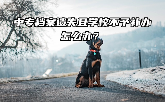 中专档案遗失且学校不予补办？这里有解决方案！