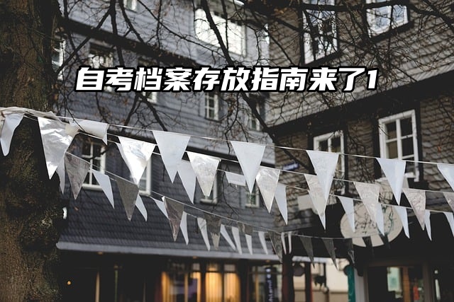 自考档案存放指南：轻松将档案送往人才中心！