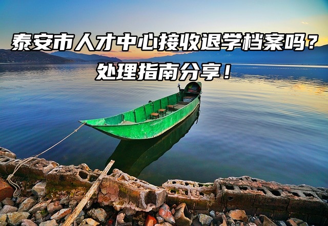 泰安市人才中心接收退学档案吗？处理指南分享！