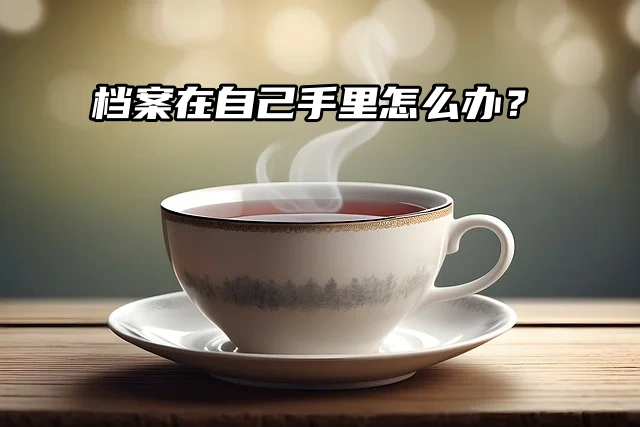 要考研报名了，档案还在自己手里怎么办？