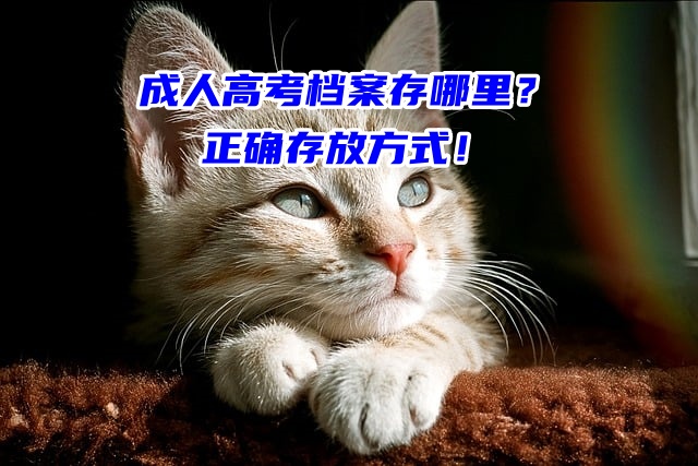 成人高考档案存哪里？正确存放方式！