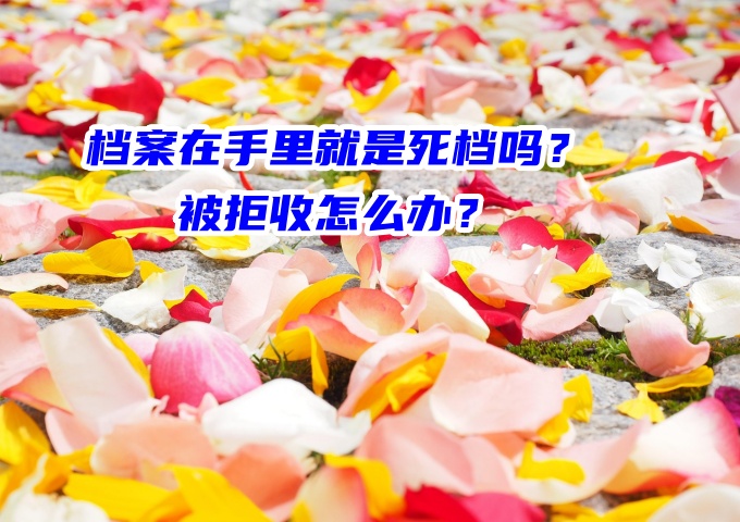 档案在手里就是死档吗？被拒收怎么办？