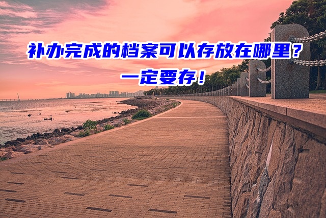 补办完成的档案可以存放在哪里？一定要看！