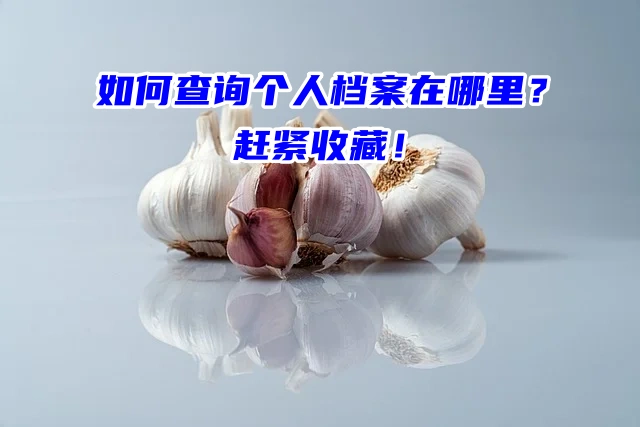 如何查询个人档案在哪里？赶紧收藏！