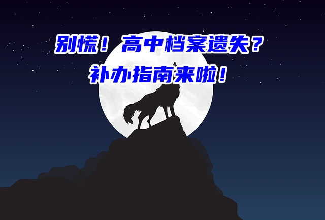 别慌！高中档案遗失？补办指南来啦！