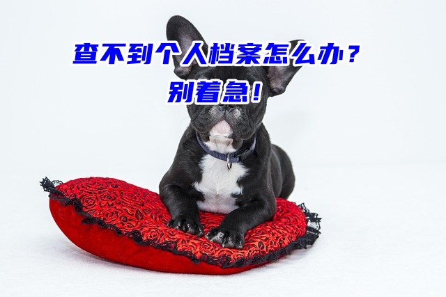 查不到个人档案怎么办？别着急！这里有方法！