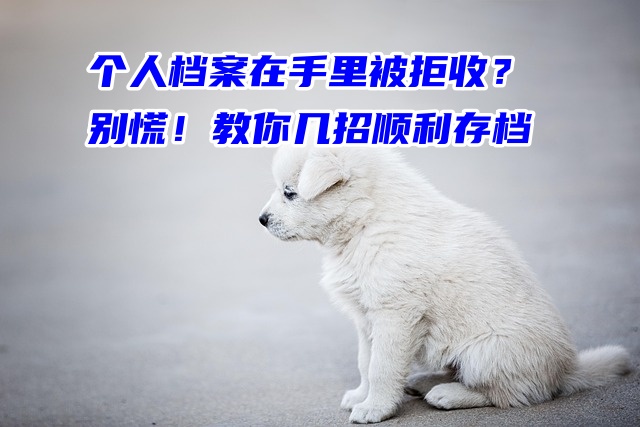个人档案在手里被拒收？别慌！教你几招顺利存档