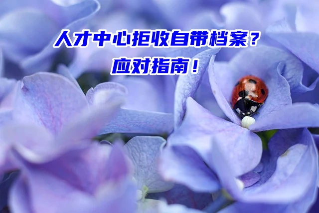 人才中心拒收自带档案？应对指南！